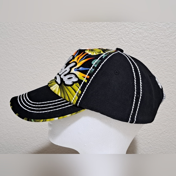 Aloha Hawaii Beach Cap Baseball Hat Black - Picture 3 of 11